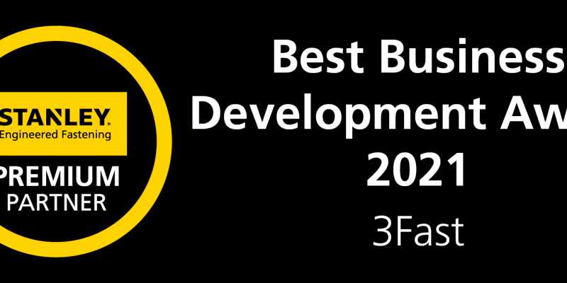 Award Winner Wording for 3Fast – Best Business Development Award